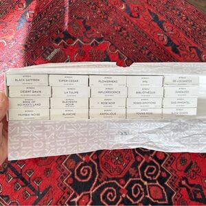 Byredo Perfume sample set 20